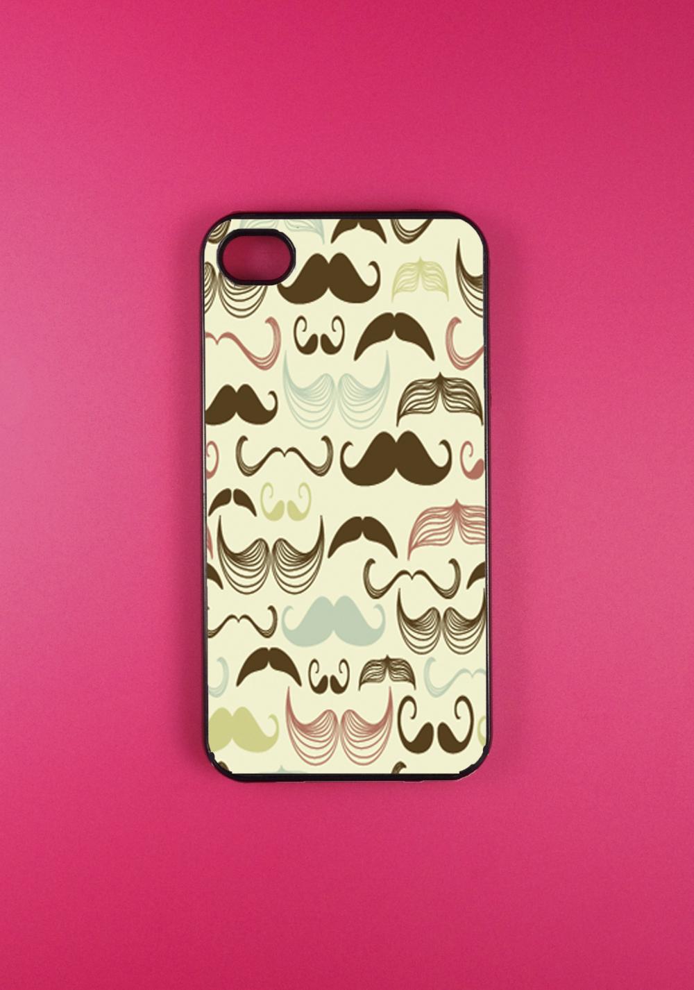 Iphone 4 Case - Multi Mustache Iphone Case,Iphone 4s Case
